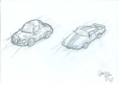 Beetle & Sports Car